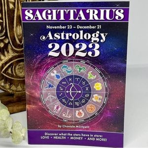 2023 Astrology Book- Zodiac - Sagittarius, Stars Constellations, Manifest, Cryst